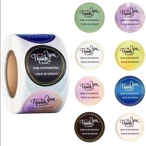 150- Thank You 1.5 inch Stickers​